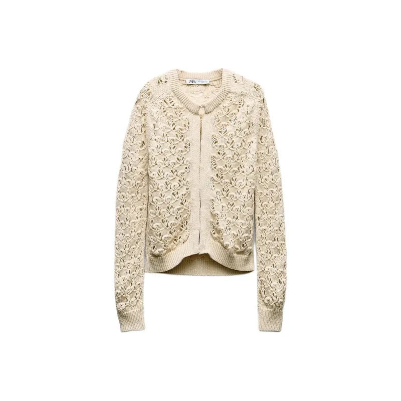 ZARA Knitwear Women's Beige-0