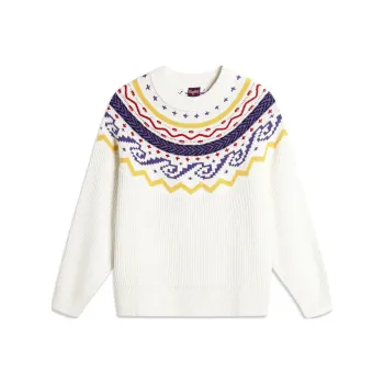 LiNing Rijin Doujin Collection Knitwear Women's Ecru