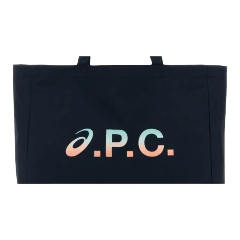 A.P.C Polyamide Tote Bag, Shopping Bag, Shoulder Bag Men's Marine Blue-3