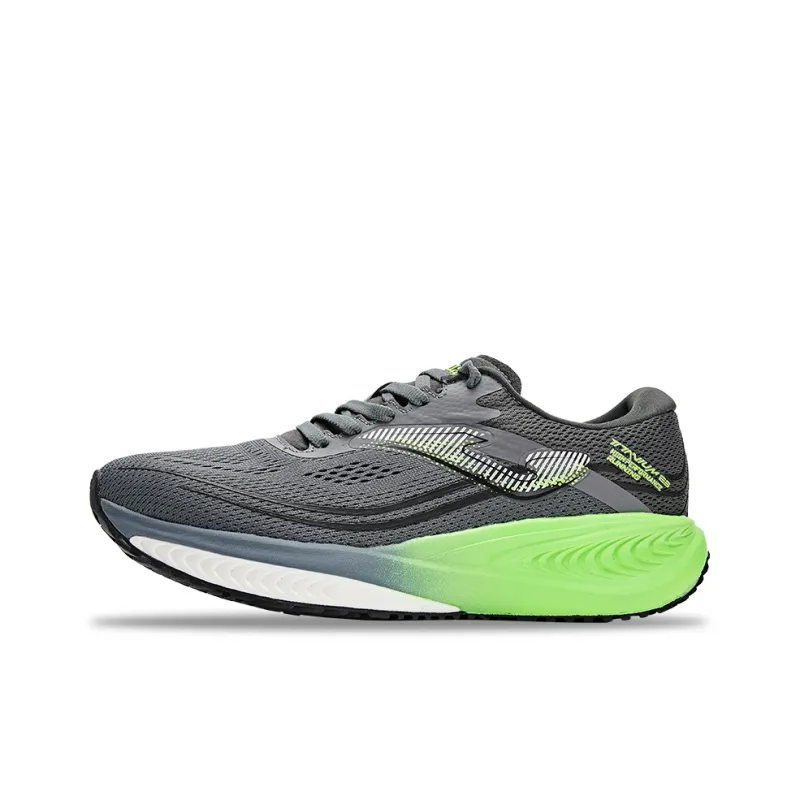 Joma Abrasion Resistant Slip Resistant Low Top Sprint Running Shoes Men's Gray Green-0