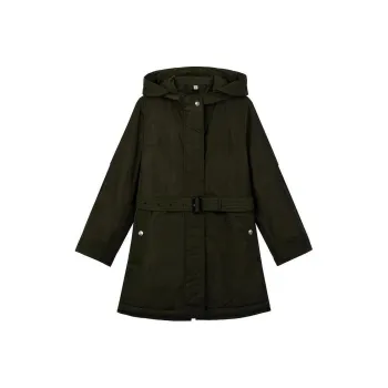 Burberry Coats Women's Dark Olive