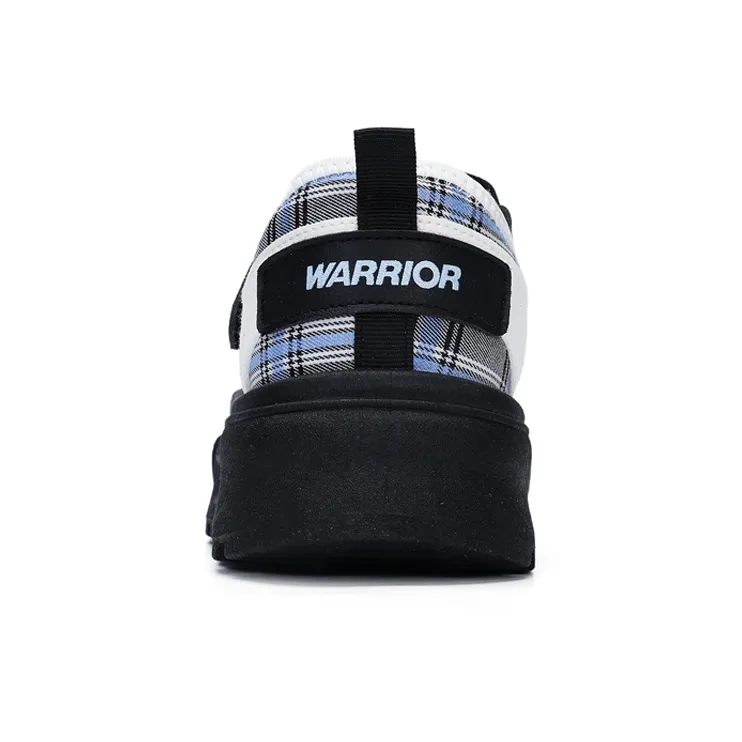 Warrior Abrasion Resistant Slip Resistant Low Top Casual Shoes Women's White Black-2