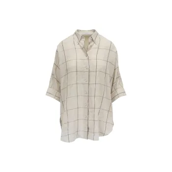 Brunello Cucinelli Grid pattern Shirt
