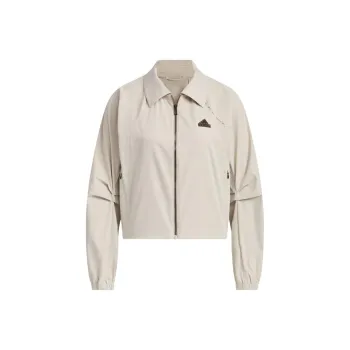 Adidas TECH PREMIUM WOVEN JACKET Jackets Coats Women's Beige Yellow