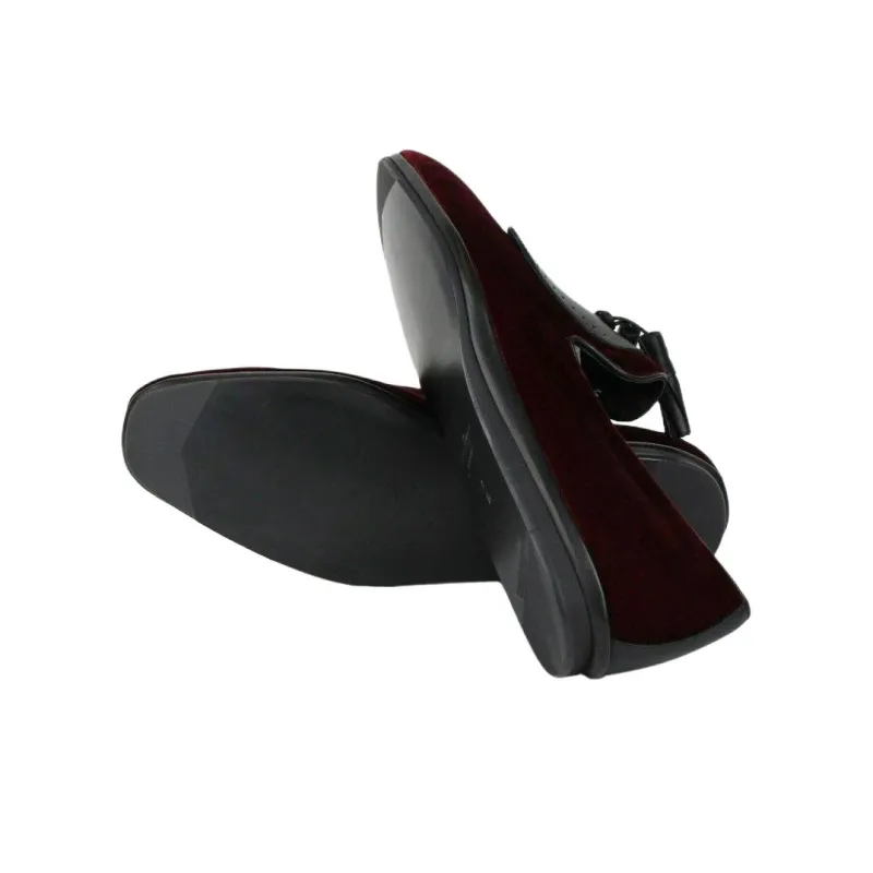 FERRAGAMO Finnegan Casual Shoes Men's Dark Red-6