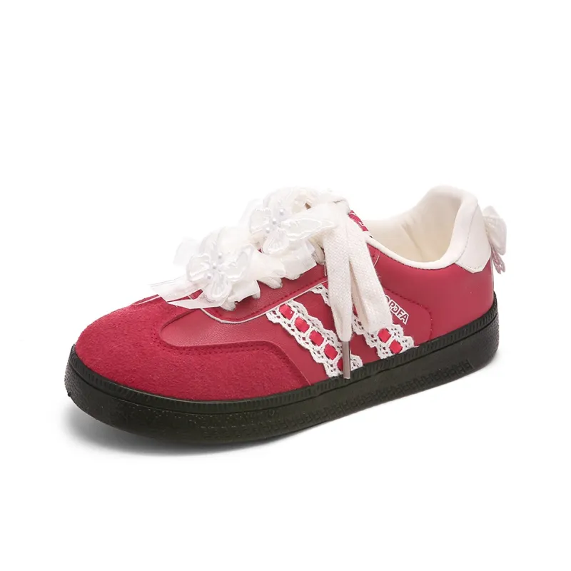 Lovely You Wear resistant And Lightweight Low Top Skateboard Shoes Women's-19