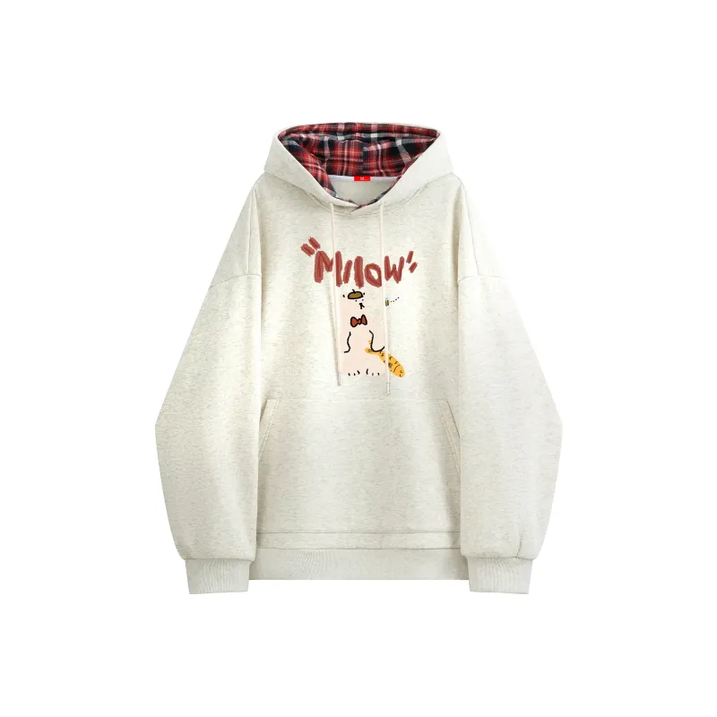 MIIOW Trend Party Series Sweatshirt Unisex Light Blue-5