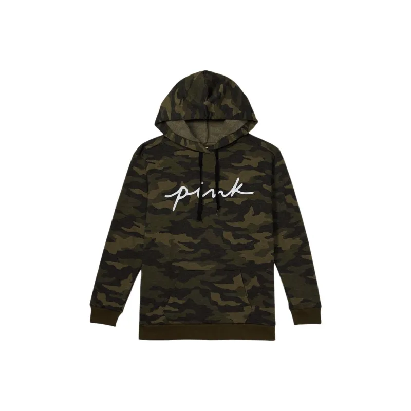 Victoria's Secret Sweatshirt Women's Black Camouflage-0