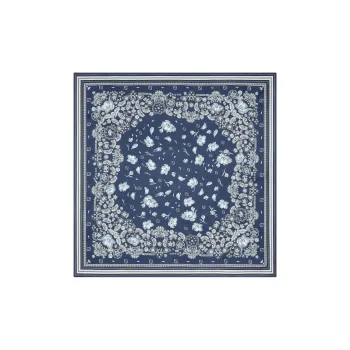 FENDI Mulberry Silk Scarves Women's Blue