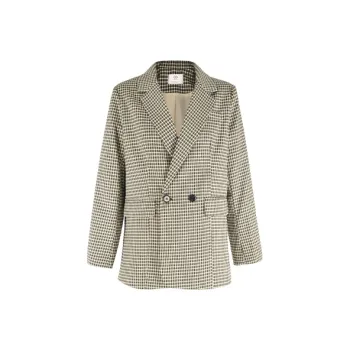 Cubic Business Suits Women's Black Plaid