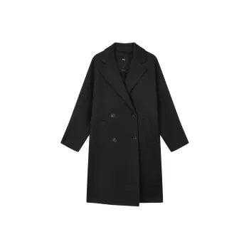 FILA MILANO Italian Luxury Sports Collection Coats Women's Jet Black