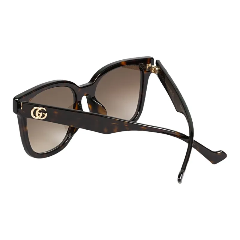GUCCI Plate Frame Square Sunglasses Unisex-7