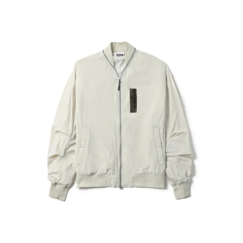 Izzue Logo patch Zip detail Bomber Jacket-5