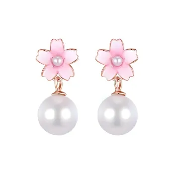 Daisy Dream 999 Fine Silver Earrings Women's