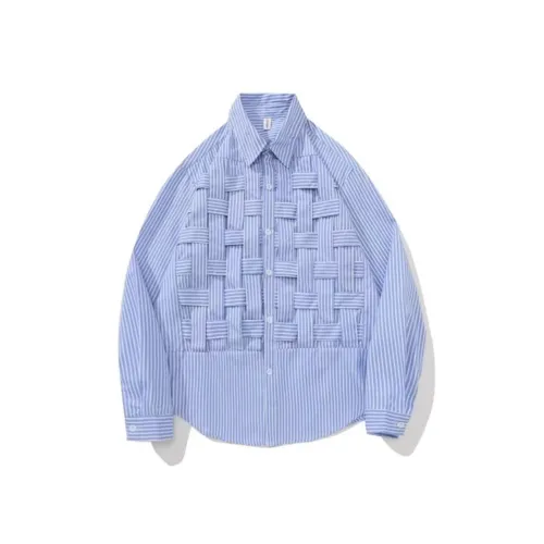 PLAY BUSH Shirt Unisex Blue Stripes