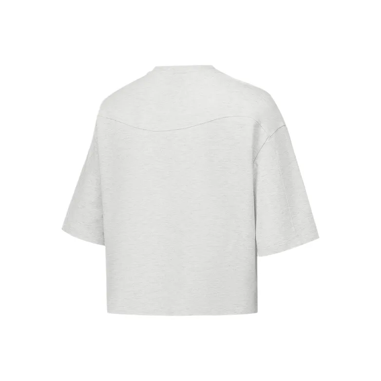 Skechers Regular T Shirt Women's Light Heather Gray-1