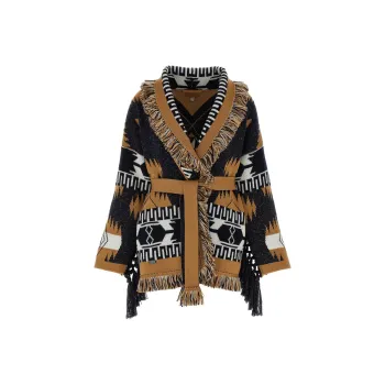 Alanui African Vibes V Neck Cardigan