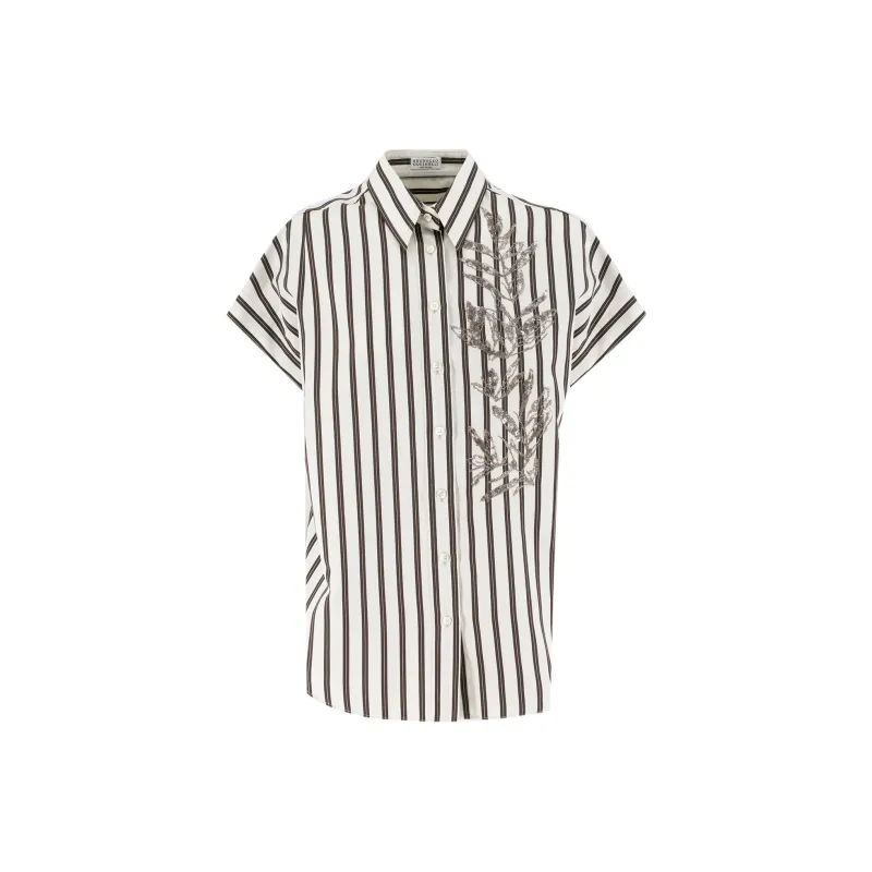 Brunello Cucinelli Striped Shirt-0