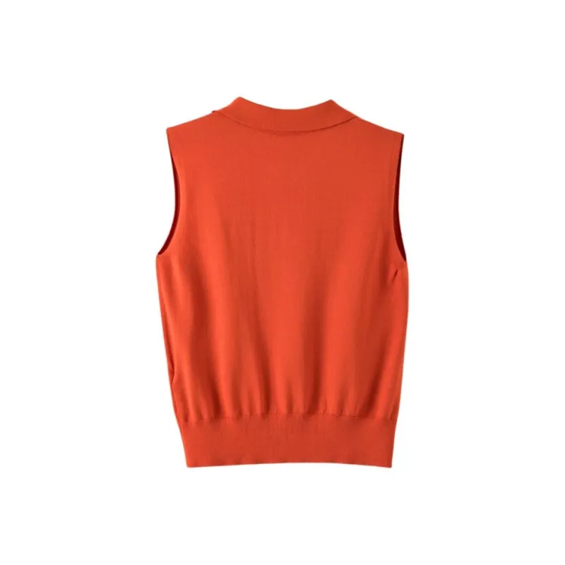 Late White Knitwear Women's Orange-1