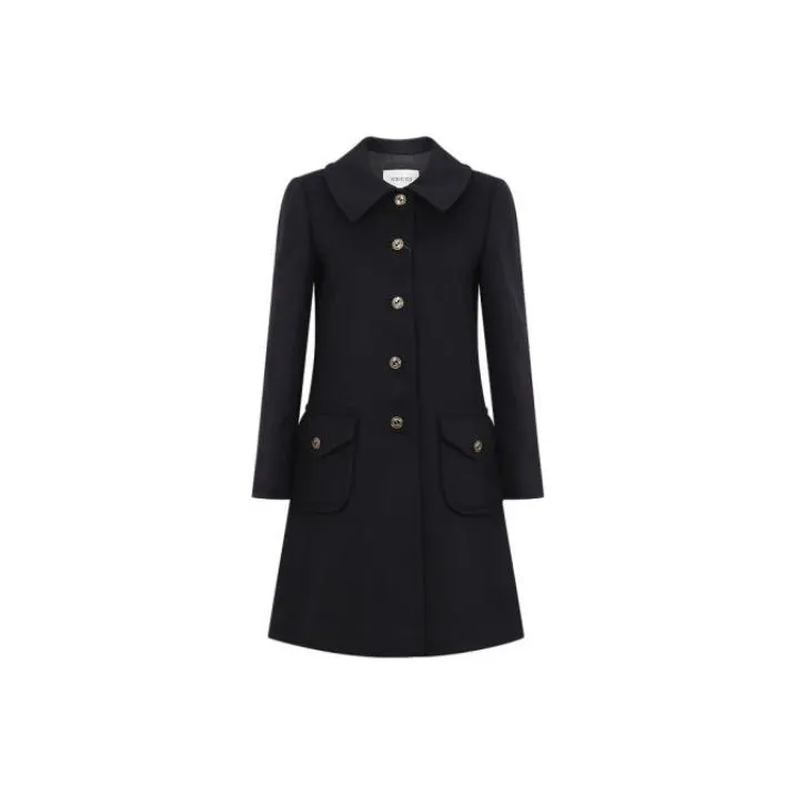 GUCCI Gg Button Peacoat-0