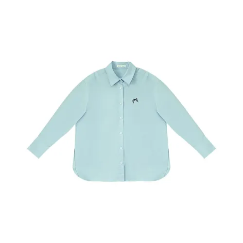 WUPODAMANVZHUANG Shirt Women's Mint Mambo