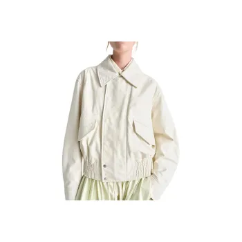Lemaire Leather Bomber Jacket