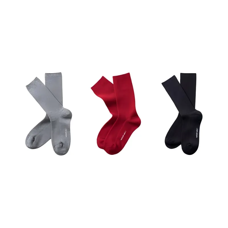 Under The Boots Mid Calf Socks Unisex 3 Pack-5