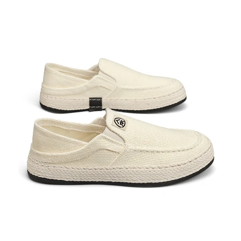 RENBEN Breathable And Lightweight Low Top Canvas Shoes Men's-7