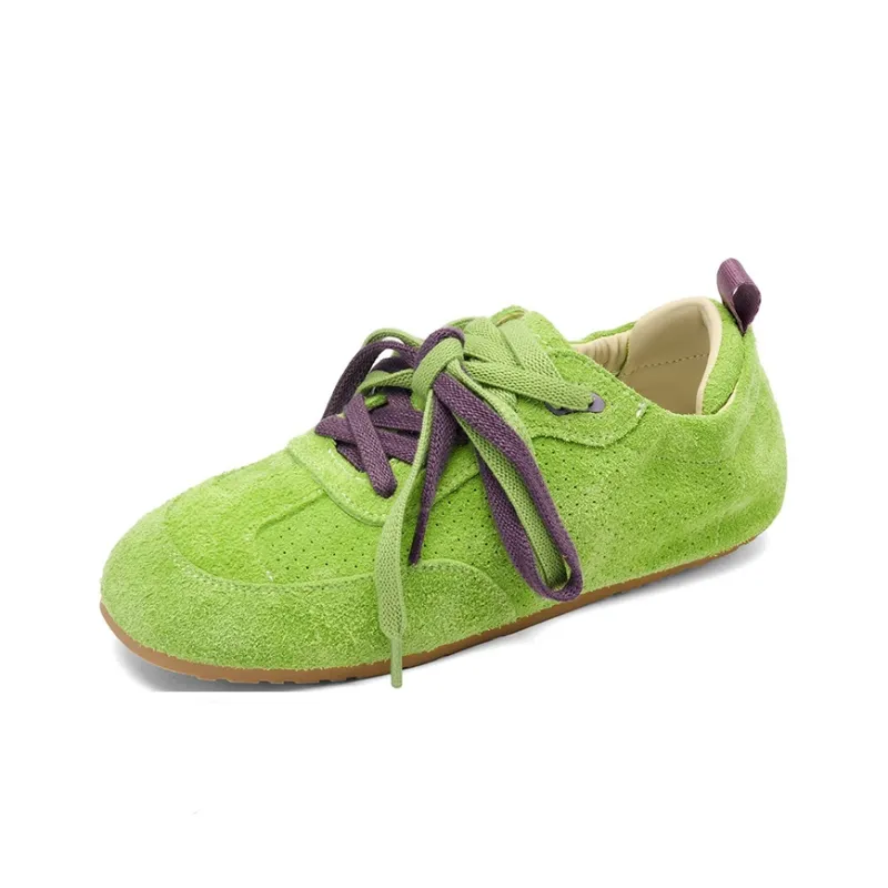 XICUNMINGWU Skateboard Shoes Women's Green-1