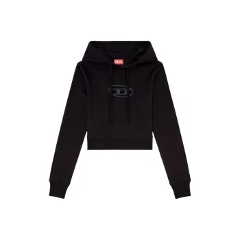 DIESEL F Slimmy Hood Od Cut Out Oval D Logo Hoodie
