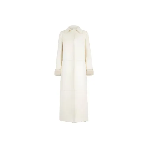 FENDI Mantel Long Sleeved Midi Coat