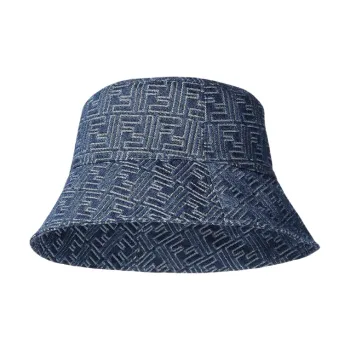 FENDI Cotton Bucket Hats Men's Blue