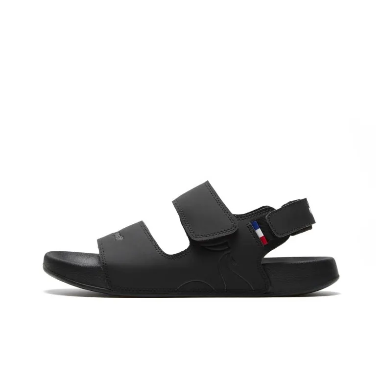 Le Coq Sportif LCS OFFCOURT One Strap Sandals Unisex Black-0