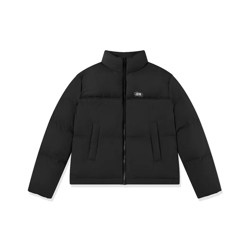 QIAODAN Dry Down Jacket Women's Black-0