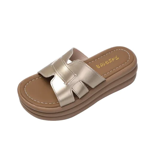 REIHUNG Slip Resistant Odor Resistant Abrasion Resistant Slide Slippers Women's