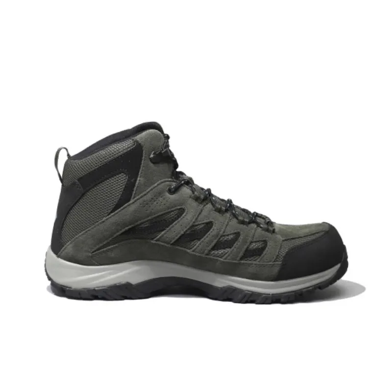 Columbia Crestwood Cushioning Slip Resistant High Top Outdoor Shoes Men's Army Green-1