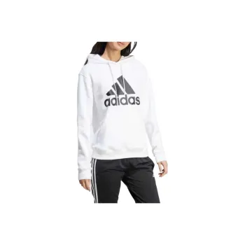 Adidas Free Shipping With AdiClub Essentials Big Logo Regular Fleece Hoodie