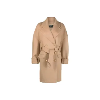 BALMAIN Coats Women's Beige