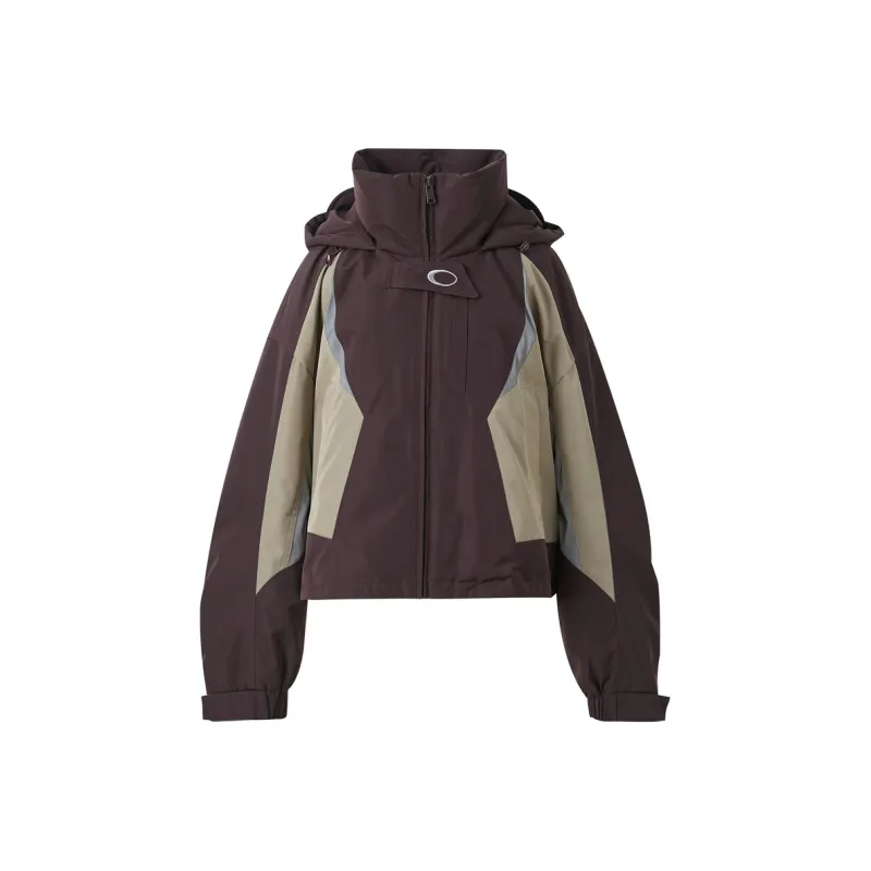 3COLOUR Down Jacket Women's Red Brown-0