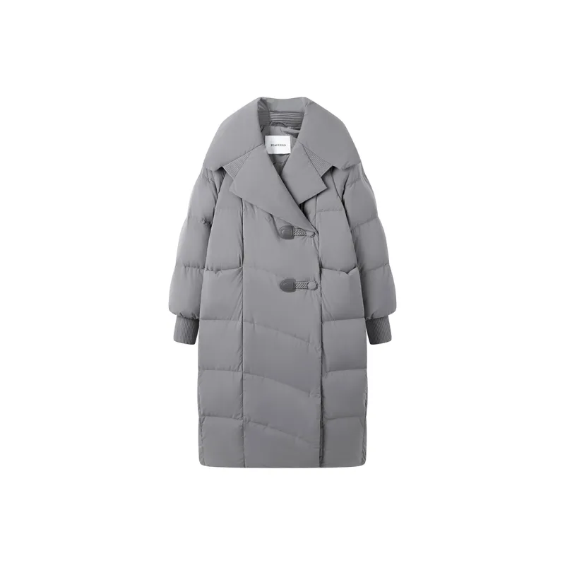 PEACEBIRD Down Jacket Women's True Gray-0