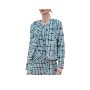 CHANEL 25S Spring Summer Collection Jackets & Coats Women's Light Blue