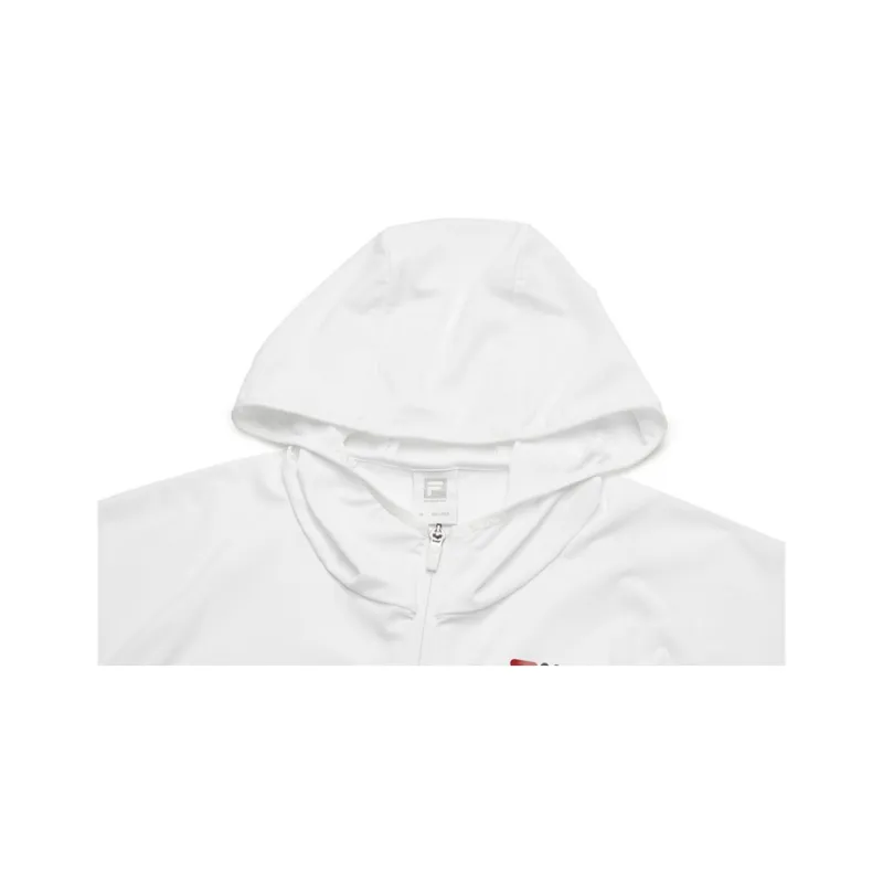 FILA Hiking Outdoor Adventure Windproof Windbreaker Jacket Women's Jade White-3
