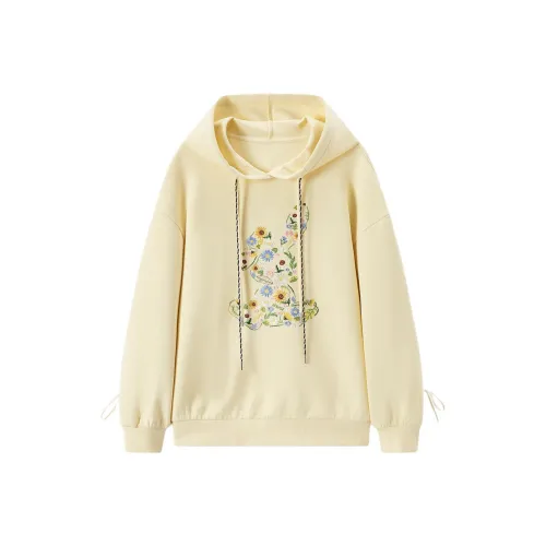 EICHITOO Sweatshirt Women's Light Yellow