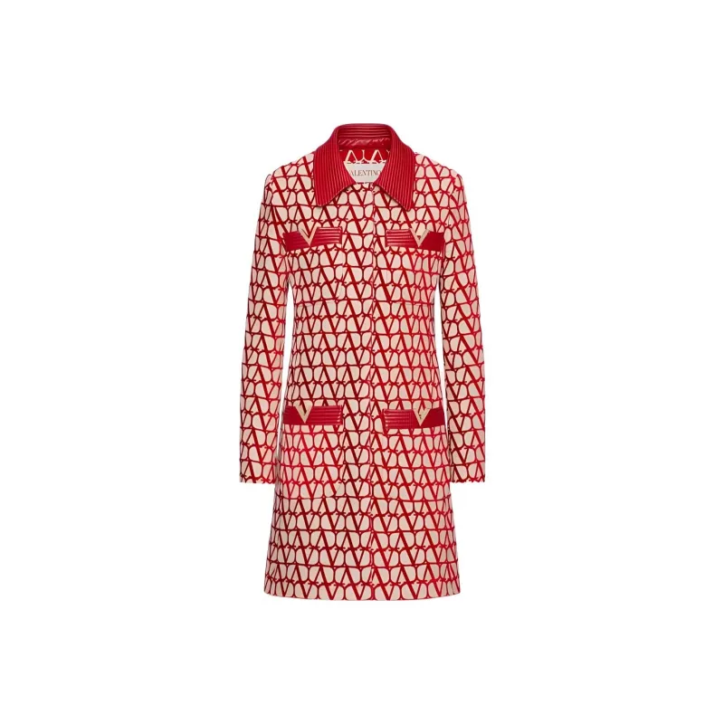Valentino Coats Women's Red-0