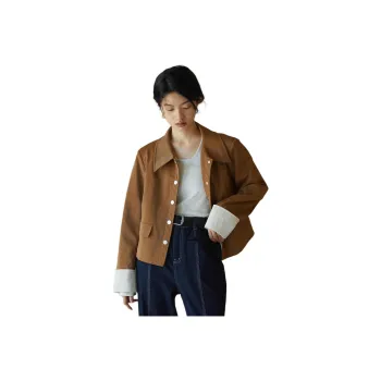 BLUEerror Jackets & Coats Women's Velour Latte