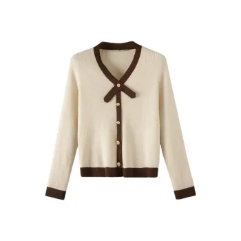 Late White Knitwear Women's Beige Apricot