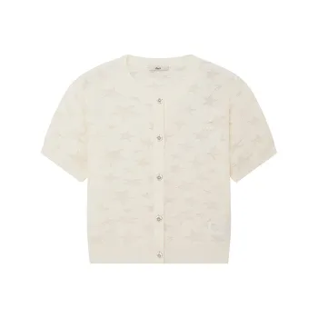 D'zzit Knitwear Women's Ecru