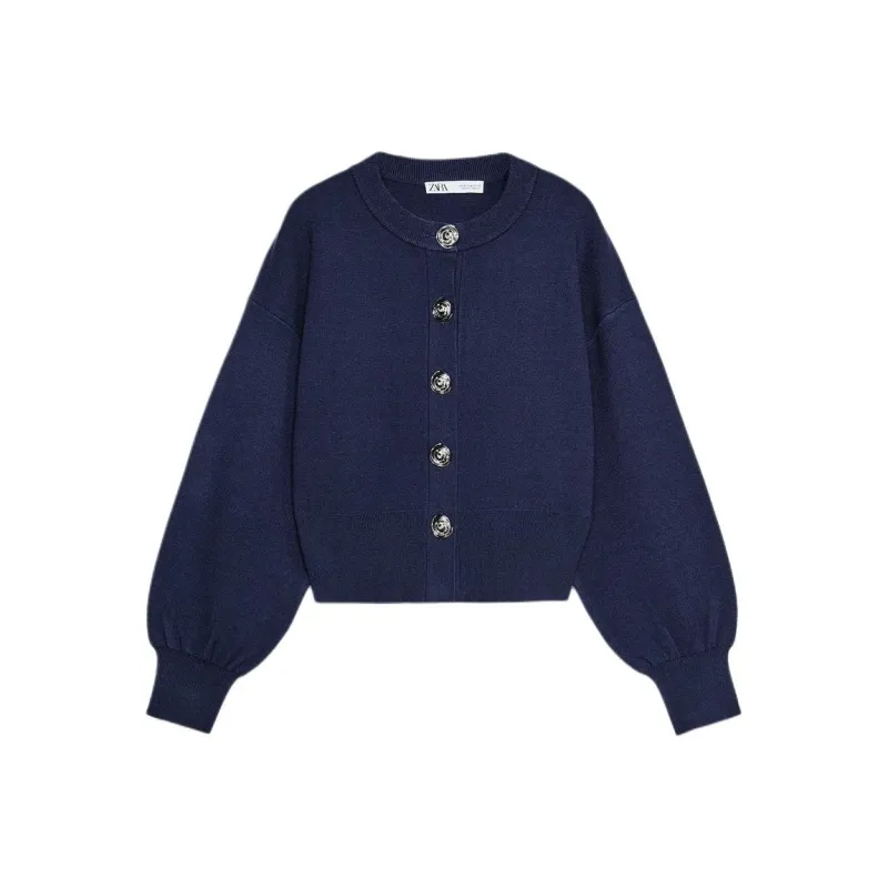 ZARA Knitwear Women's Dark Blue-0