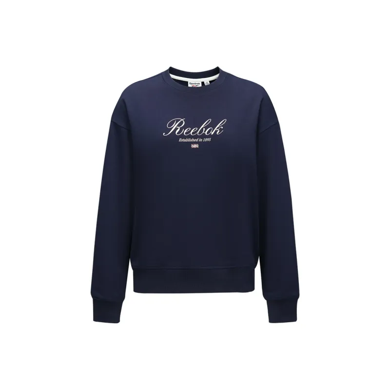 Reebok Sweatshirt Women's Navy Blue-0