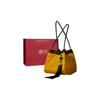 Pmsi Mulberry Silk One Shoulder Handbag Small Size Women's Multicolor